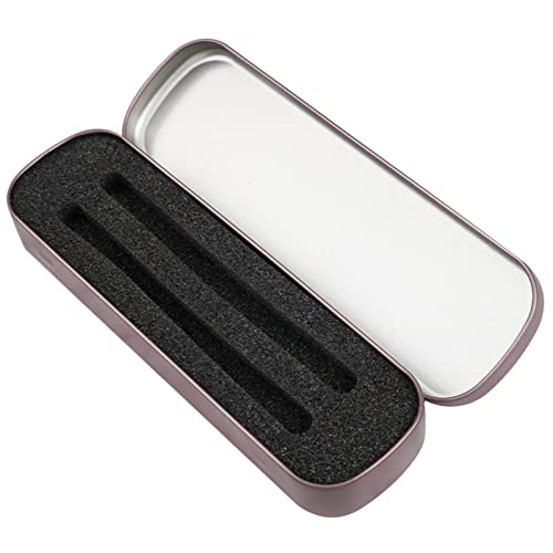 WKabnkn Kleine Metall Stift Box Brunnensammlung Für Fall Mit Kissen Scharnier Blechgeschenk Für Künstlerlehrer Fall Ständer von WKabnkn