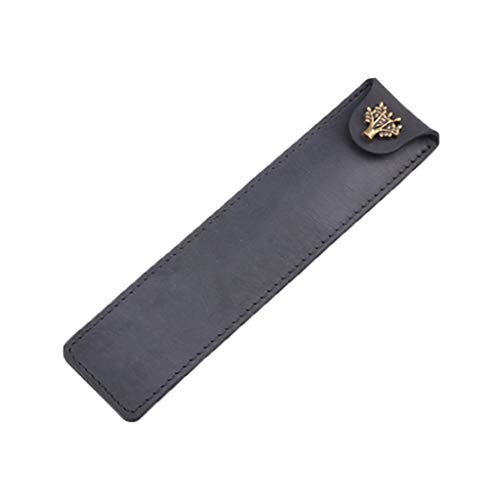 WKabnkn Leder Stifthalter Farboptionen Füllfederhalte Beutel Bleistift Handgefertigtes Backbisch Bleistift Hülle Tasche Tragbare Büro Schreibwaren Make Up Schullieferungen Middle High College Schüler von WKabnkn