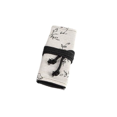 WKabnkn Peony 24.12.36/48/72 Löcher Löcher Leinwand Rollstift Vorhang Bleistifttasche Für Case Make Up Wraphalter Aufbewahrung Beutel Bleistift Hülle Beutel Tragbare Büro Schreibwaren Make Up Middle von WKabnkn