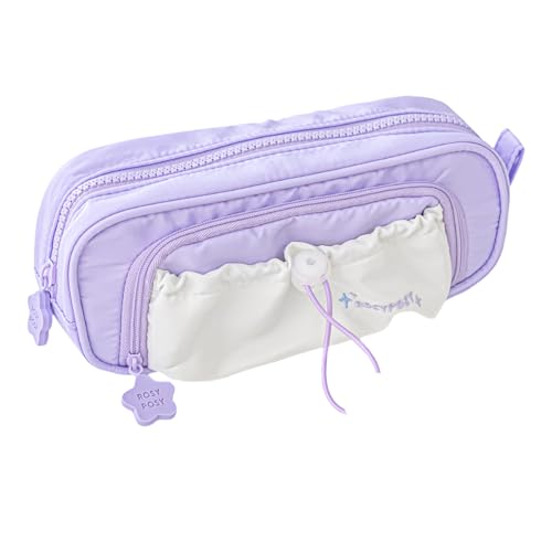 WKabnkn Stifte Mit Großer Kapazität Mit Hoher Kapazität Stifthaltertasche Reißverschlussbeutel Reise Make Up Beutel Für Studentische Frauen Bleistifttasche von WKabnkn