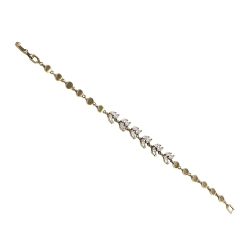 WKabnkn Vintage Inspire Silber Strassstones Brass Armband Mit Mittelalterlichen Stilen Und Modern von WKabnkn