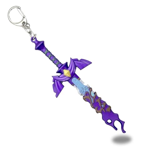 WKxinxuan Legend of Zelda Schlüsselanhänger, Legend of Zelda Anhänger, Master Schwert Zelda Legend of Zelda Keychain Master Sword Zelda Anime Schlüsselanhänger für Kinder Jungen Geschenk von WKxinxuan