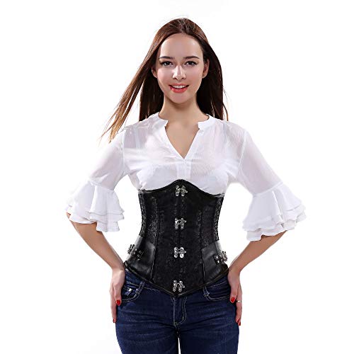 WLFFW Steampunk Corsage Korsage Damen Unterbrust EUR(30-32) XS von WLFFW