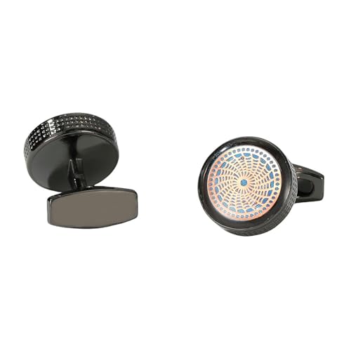 Manschettenknöpfe Für Herren Minimalist Round Casual Business Formelle Manschettenknöpfe Herrengeschenk-1 von WLGDMO