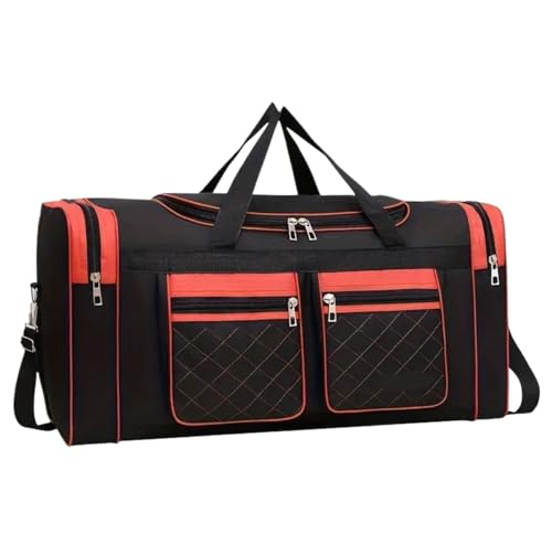 Reisetaschen Große Kapazität Handtasche Herren Gepäcktasche Mehrere Taschen Reisetasche Kleidung Aufbewahrungstasche FüR DraußEn(Red) von WLIHDB