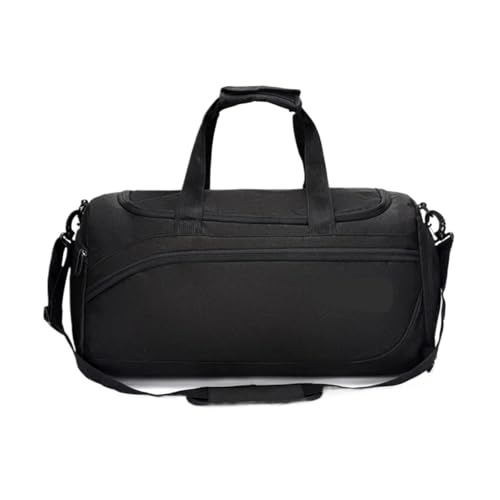 Reisetaschen Reisetasche Sport Sporttasche Männer Frauen Im Freien wasserdichte Große Kapazität Separaten Raum for Schuhe Beutel Fitness Sport Rucksack FüR DraußEn(Black) von WLIHDB