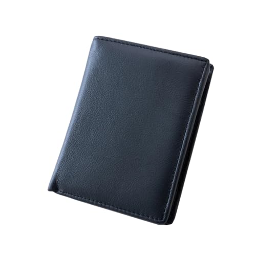 WLIHDB Brieftasche FüR MäNner Herren Geldbörse Echtes Leder Geldbörse Mann Leder Geldbörse Business Kreditkarteninhaber Geldbeutel Geldbörse Männlich FüR DraußEn(Black) von WLIHDB