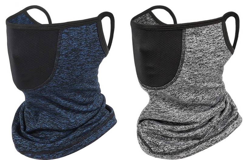 WLIXPBB Sturmhaube 2er Multifunktions-Schal: Motorrad Sport Halstuch Outdoor Maske (2er Set, 2er Polyester Sturmhaube) Vielseitig einsetzbar, warm und weich, Unisex-Design von WLIXPBB