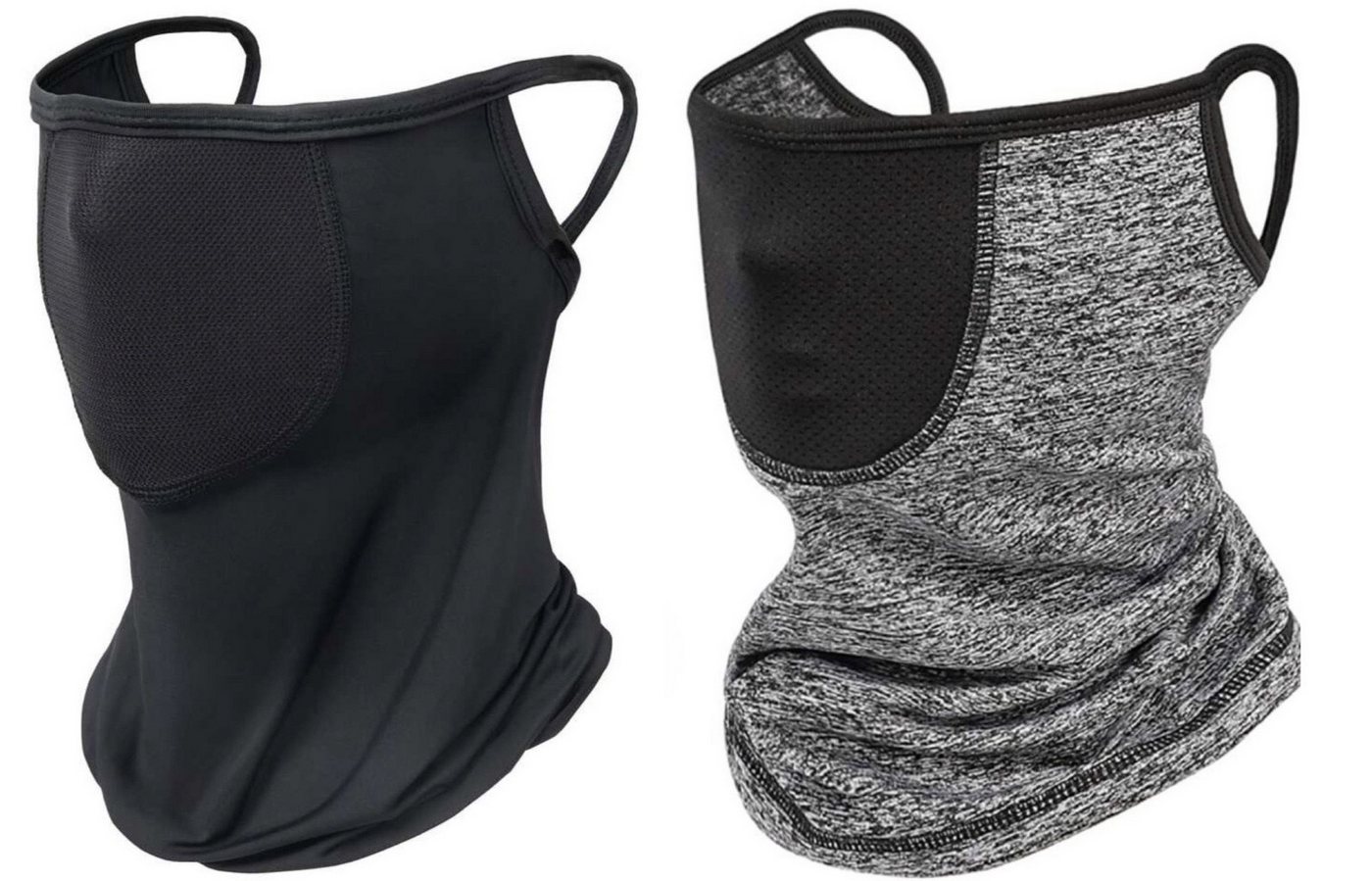 WLIXPBB Sturmhaube 2er Multifunktions-Schal: Motorrad Sport Halstuch Outdoor Maske (2er Set, 2er Polyester Sturmhaube) Vielseitig einsetzbar, warm und weich, Unisex-Design von WLIXPBB