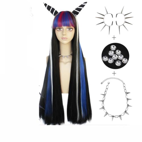 Anime Mioda Ibuki Hornform Party Anime Cosplay Perücke Synthetische Perücken Mädchen Damen Herren Perücken von WLJEHWLJ
