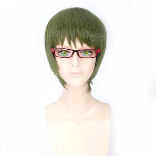 Kurokos Basketball Midorima Shintaro Anime Anime Cosplay Perücke Synthetische Perücken Mädchen Damen Herren Perücken von WLJEHWLJ
