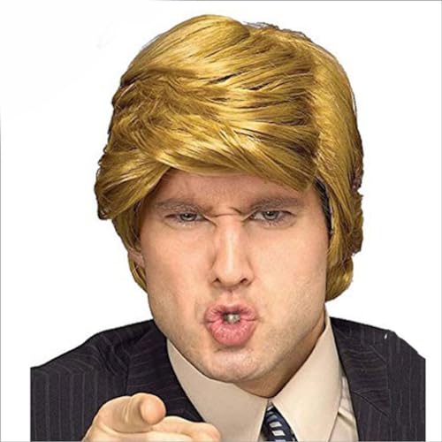 Trump American President Cosplay Anime Cosplay Cosplay Perücke synthetische Perücken Mädchen Damen Herren Perücken von WLJEHWLJ