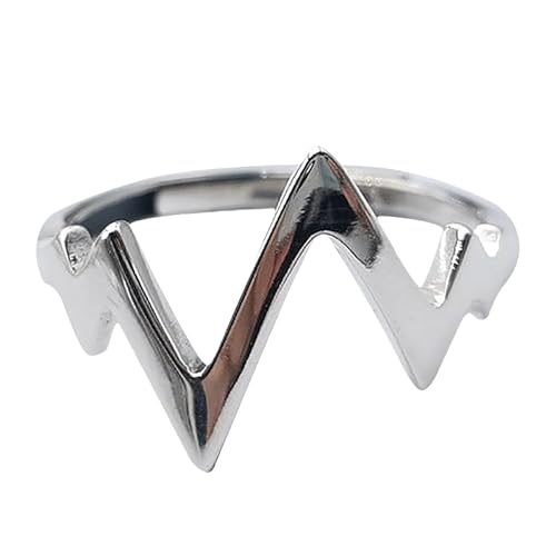 WLLDDDIU Silberringe Damen 925,Silberringe für Damen, 925, Offen, Verstellbar, Modisches Wellenmuster, Daumenband, Schlicht, Hochglanzpoliert, Stapelbarer Fingerreif, Schmuck, Geschenk für Unisex WLLDDDIU Silberringe Damen 925,Silberringe für Damen, 925, Offen, Verstellbar, Modisches Wellenmuster, Daumenband, Schlicht, Hochglanzpoliert, Stapelbarer Fingerreif, Schmuck, Geschenk für Unisex von WLLDDDIU