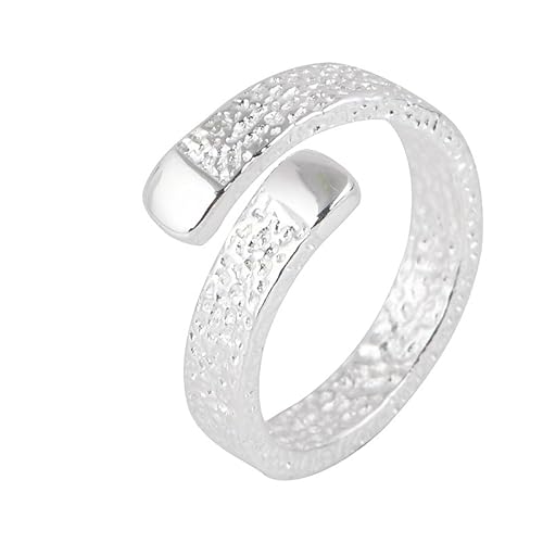 WLLDDDIU Verstellbarer Ring,Verstellbare Offene Ringe Aus 925Er Sterlingsilber für Frauen, Handgefertigt, Gehämmert, Daumenband, Statement Stapel Fingerreif, Schmuck, Geschenk für Sie, Freundin, WLLDDDIU Verstellbarer Ring,Verstellbare Offene Ringe Aus 925Er Sterlingsilber für Frauen, Handgefertigt, Gehämmert, Daumenband, Statement Stapel Fingerreif, Schmuck, Geschenk für Sie, Freundin, von WLLDDDIU