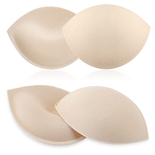 WLLHYF BH-Einlagen Verbesserte 2 Paar Brustvergrößerer Unsichtbare BH Push Up Pads für Yoga Sport BHs für A B C D Körbchen Wiederverwendbar von WLLHYF
