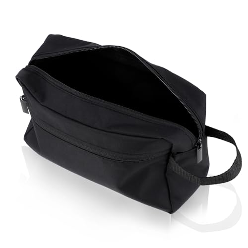 WLLHYF Reise-Kulturbeutel für Damen und Herren, wasserabweisend, Reise-Make-up-Tasche, tragbarer Organizer zum Aufhängen, Kosmetiktasche für Shampoo, Conditioner, Pinsel, Werkzeug-Set, Schwarz WLLHYF Reise-Kulturbeutel für Damen und Herren, wasserabweisend, Reise-Make-up-Tasche, tragbarer Organizer zum Aufhängen, Kosmetiktasche für Shampoo, Conditioner, Pinsel, Werkzeug-Set, Schwarz von WLLHYF