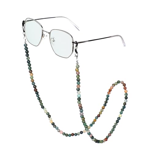 WLLHYF Stein Brillen Kette Halskette Brillenhalter Strap für Damen Männer Lesebrille Maskenhalter um den Hals Sonnenbrillenkette Brillenhalsbänder Brillenkordel für Brillenzubehör Mädchen von WLLHYF