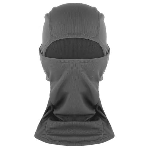 WLLHYF Sturmhaube für Kinder Skimaske Gesichtsmaske Halswärmer Winddichter Gesichtswärmer Wintermaske für Skifahren Radfahren Outdoor-Sportarten (Grau) von WLLHYF