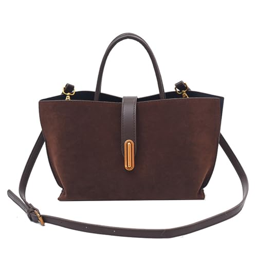 Vegane Leder-Tragetaschen für Damen, Umhängetasche, Handtasche, Y2K, trendige Vintage-Umhängetasche mit kleiner Hobo-Geldbörse, Farbe: Milchkaffeefarben, 12.99x9.84x3.15 inch Vegane Leder-Tragetaschen für Damen, Umhängetasche, Handtasche, Y2K, trendige Vintage-Umhängetasche mit kleiner Hobo-Geldbörse, Farbe: Milchkaffeefarben, 12.99x9.84x3.15 inch von WLLJYSJZL