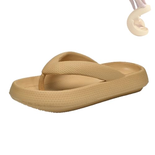 WLLhxyx Damen-Flip-Flops, weiche und bequeme Hausschuhe, kissenweiche Hausschuhe, Sandalen (I,40-41) von WLLhxyx