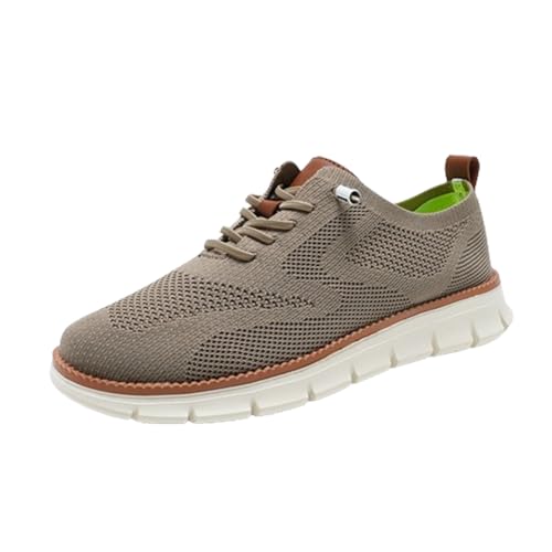 WLLhxyx Herren-Super-Komfort-Schuhe, Bequeme orthopädische Schuhe, Freizeitschuhe, Bequeme Mesh-Wanderschuhe (Khaki,39) von WLLhxyx