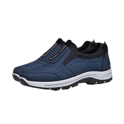 WLLhxyx Orthopädische Herrenschuhe, Bequeme, atmungsaktive, wasserdichte Herren-Wanderschuhe, Herren-Wanderschuhe (Blue,41) von WLLhxyx