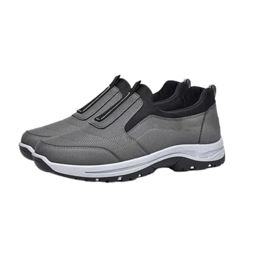 WLLhxyx Orthopädische Herrenschuhe, Bequeme, atmungsaktive, wasserdichte Herren-Wanderschuhe, Herren-Wanderschuhe (Gray,39) von WLLhxyx