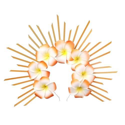 WLNEXT Haarreif in Form einer Heiligen Krone in Blumenform, für Weihnachten, Karneval, Halloween, Party, Kostüm, Haarband für Teenager von WLNEXT