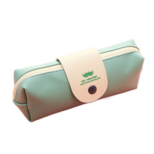 WLTYSM Multifunktionale Schreibwarenbox Federmäppchen Bleistiftbeutel Großes Fassungsvermögen PU Niedlich Schreibwaren Schulbedarf Geburtstags FedermäPpchen(Color:Small Blue) von WLTYSM