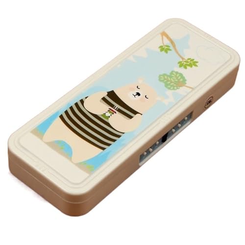 WLTYSM Multifunktionale Schreibwarenbox Federmäppchen Passwortbox Schulbedarf Schreibwaren Niedlich FedermäPpchen(Color:Pencil Case-01) von WLTYSM