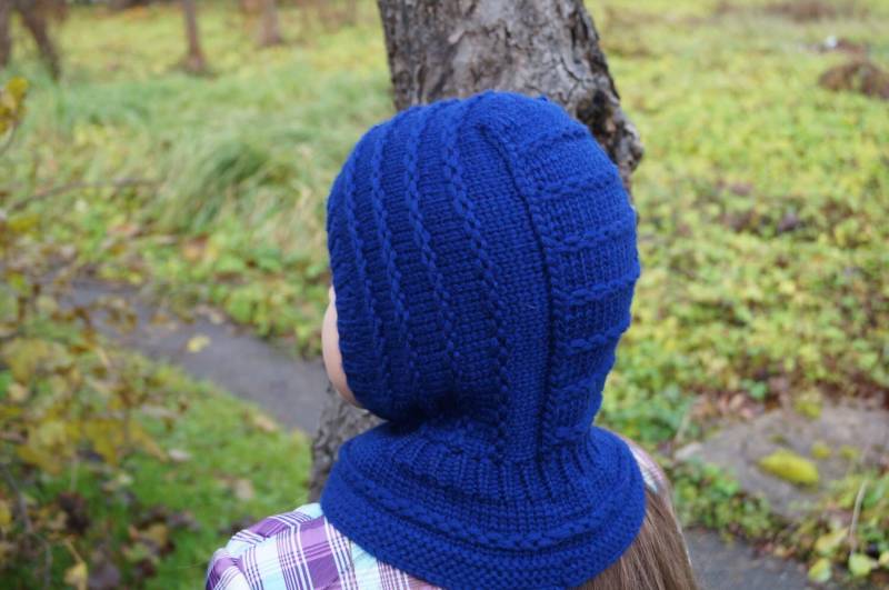 Gestrickte Merino Wolle Balaclava Baby Kleinkind Hoodie Mütze von WLoveCreated