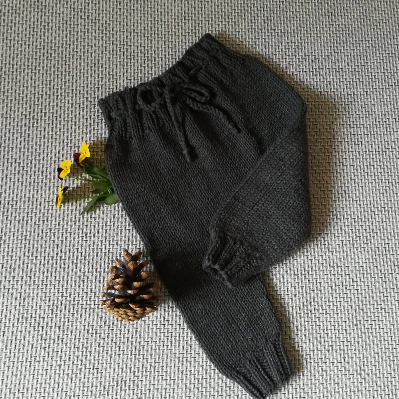 Handgestrickte Baumwolle Baby Hose Vegan Freundliche Leggings von WLoveCreated