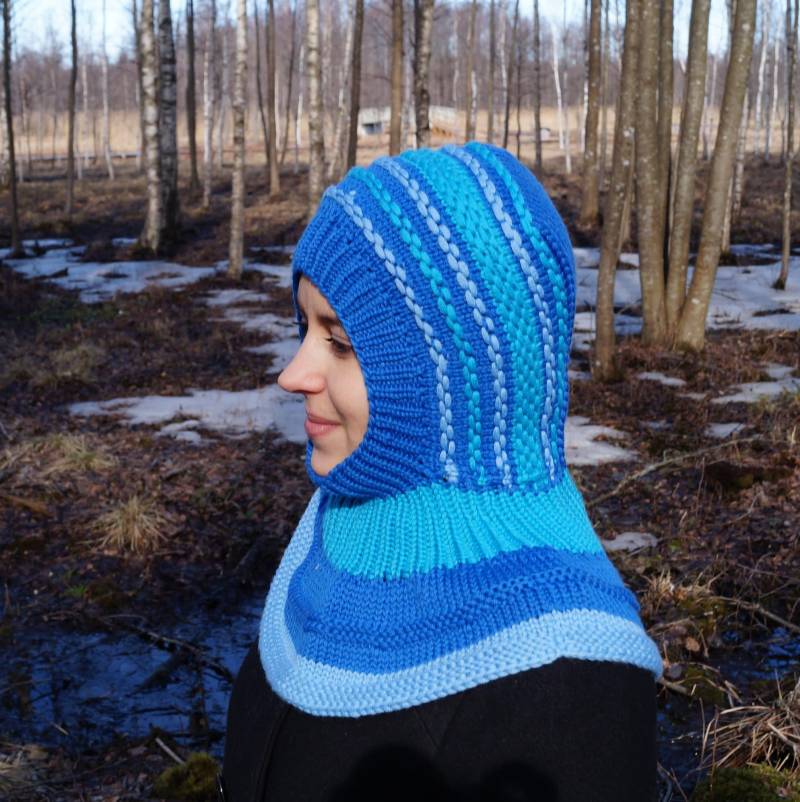 Handgestrickte Merinowolle Balaclava Unisex Winter Skimaske, Balaclava Für Frauen/Männer, Gestrickter Helm von WLoveCreated