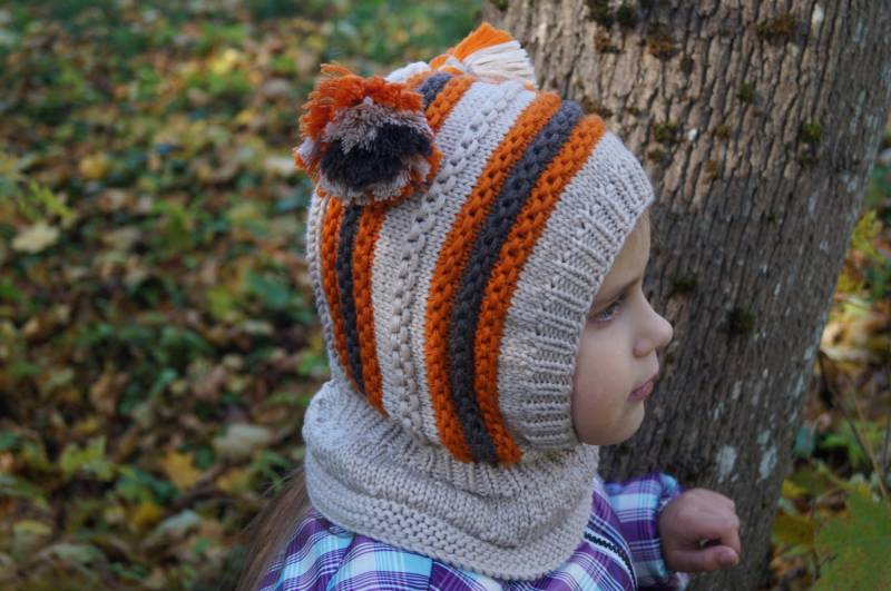 Kinder Balaclava Aus Merinowolle Baby/Kleinkind/Kinder/Kapuzenmütze, Handgestrickter Helm von WLoveCreated