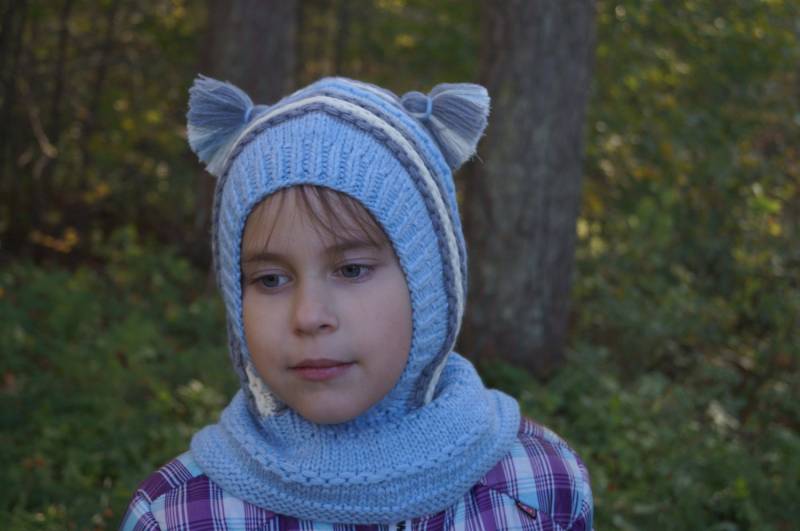 Merinowolle Kinder Balaclava Baby Kleinkind Hoodie Hut Halswärmer Hand Gestrickter Helm von WLoveCreated
