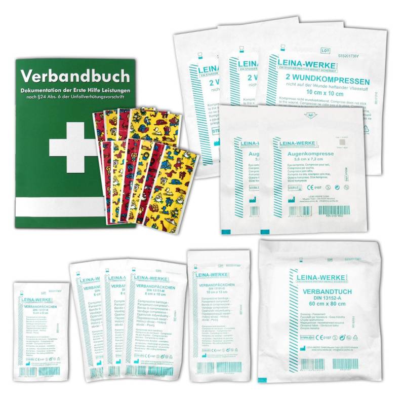 WM-Teamsport Erste-Hilfe-Set Austauschsortiment Sterilteile KITA für Verbandkästen nach DIN 13157 von WM-Teamsport