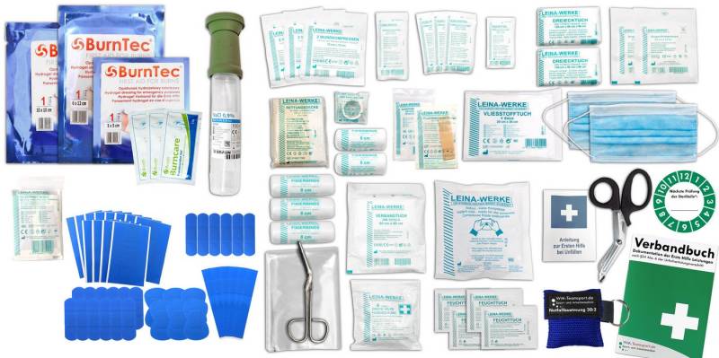 WM-Teamsport Erste-Hilfe-Set Erste Hilfe SET GASTRO DIN/EN 13157 PLUS 1 mit Beatmungshilfe von WM-Teamsport