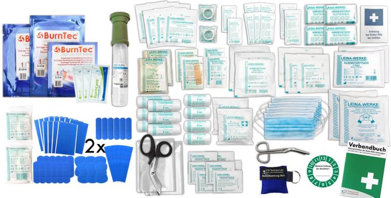 WM-Teamsport Erste-Hilfe-Set Erste Hilfe SET GASTRO DIN/EN 13169 PLUS 1 mit Beatmungshilfe von WM-Teamsport