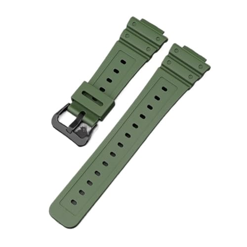 WMAMBZNDHP Uhrenarmband Passend For Casio Fit For G-SHOCK GA-2100 2110 Serie Buntes Kautschukarmband Herren Schnellverschluss Harz Handgelenk Armband Zubehör(Army Green02) von WMAMBZNDHP