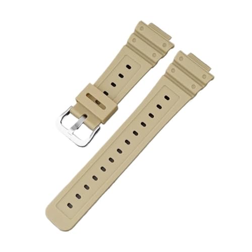 WMAMBZNDHP Uhrenarmband Passend For Casio Fit For G-SHOCK GA-2100 2110 Serie Buntes Kautschukarmband Herren Schnellverschluss Harz Handgelenk Armband Zubehör(Khaki) von WMAMBZNDHP