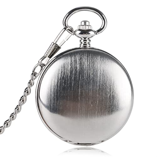 WMDSYGD Einzigartige Silberne Glatte Doppelabdeckung Mechanische Taschenuhr Männer Kreative Hohl Skelettuhr Handwicklung Römische Ziffernuhr Herren Taschenuhren WMDSYGD Einzigartige Silberne Glatte Doppelabdeckung Mechanische Taschenuhr Männer Kreative Hohl Skelettuhr Handwicklung Römische Ziffernuhr Herren Taschenuhren von WMDSYGD