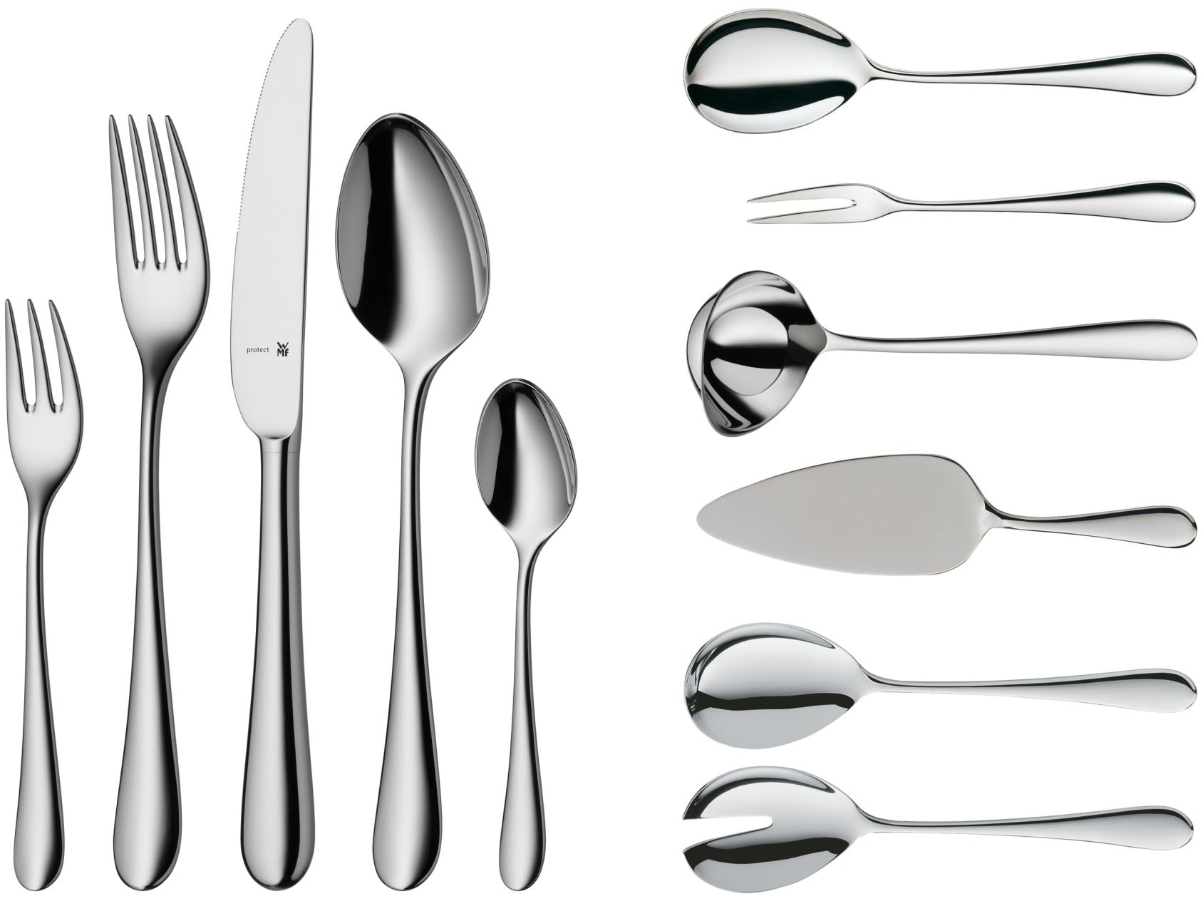 WMF Besteck-Set "Merit", (Set, 66 tlg.) von WMF