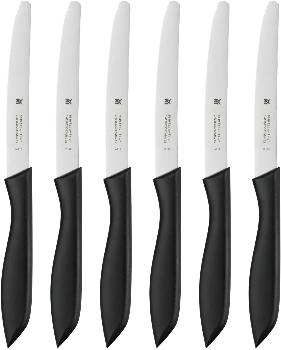 WMF Besteck-Set "Vespermesser, Klinge mit Wellenschliff aus Spezialklingenstahl" ideal für Brotzeit, multifunktional spülmaschinengeeignet von WMF