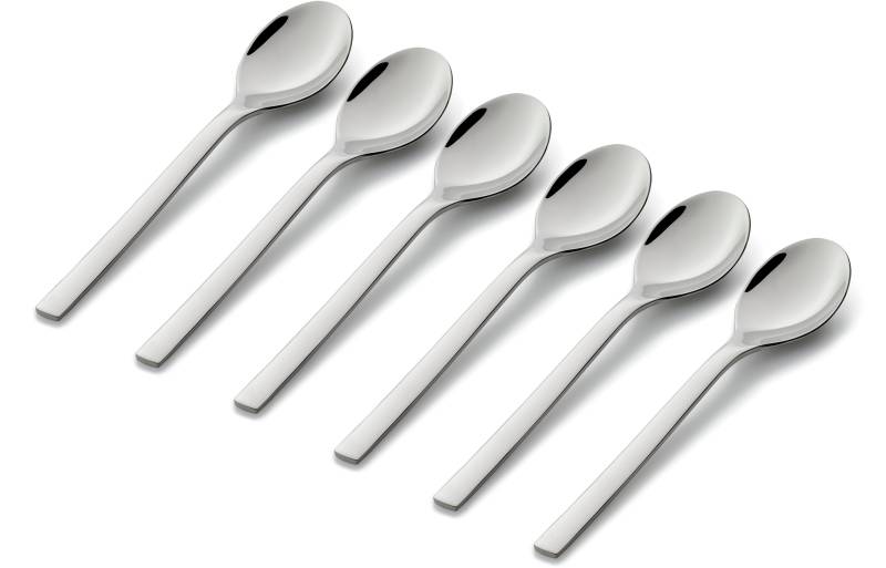 WMF Kaffeelöffel "Nuova, Löffel-Set" 13,5 cm, Cromargan Edelstahl Rostfrei 18/10, spülmaschinenfest von WMF