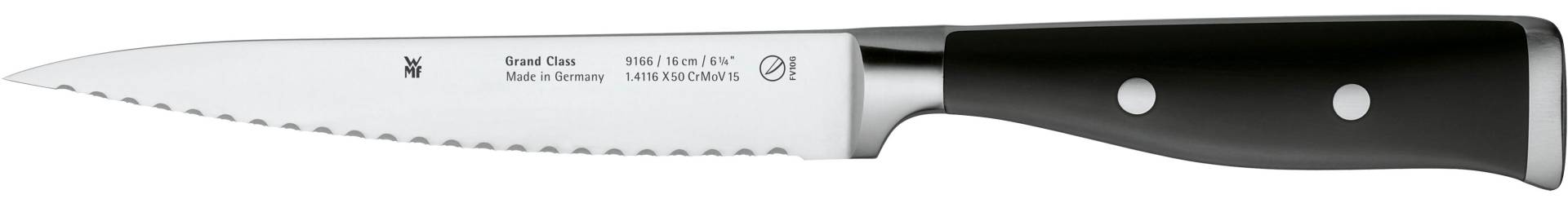 WMF Kochmesser "Grand Class" 16 cm, langanhaltende Schärfe, handgeschmiedeter Spezialklingenstahl von WMF