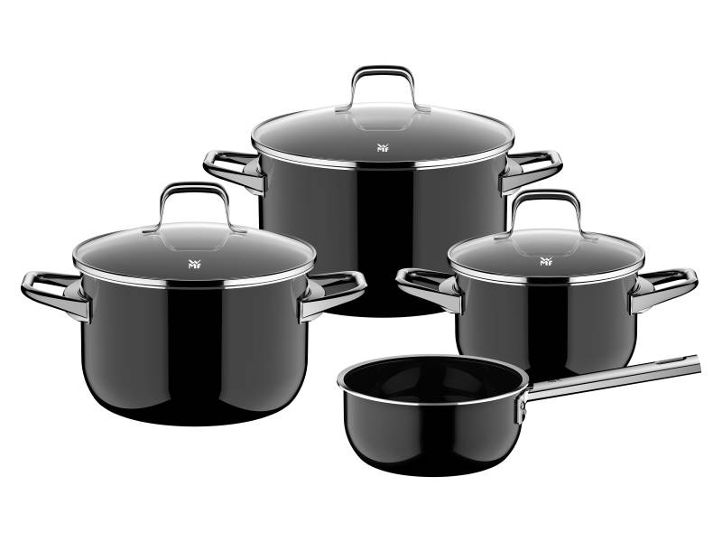WMF Topf-Set "Fusiontec Essential Pro" Set, 7 tlg. tlg. Edelstahl  Glas von WMF