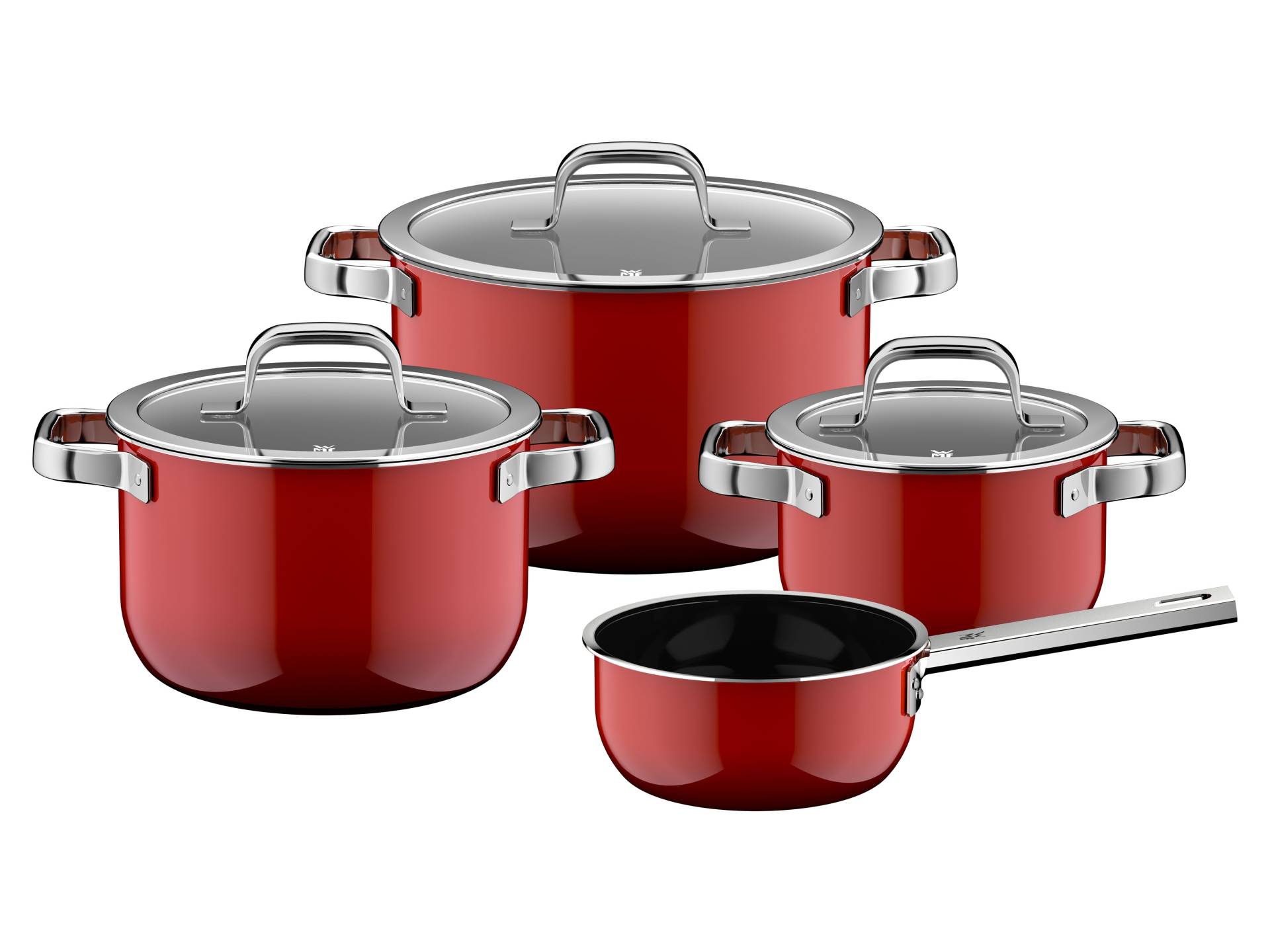 WMF Topf-Set "Fusiontec Mineral Pro" Set, 7 tlg. tlg. Edelstahl  Glas von WMF