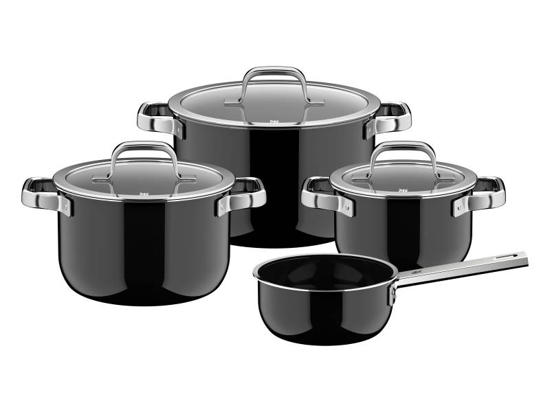 WMF Topf-Set "Fusiontec Mineral Pro" Set, 7 tlg. tlg. Edelstahl  Glas von WMF