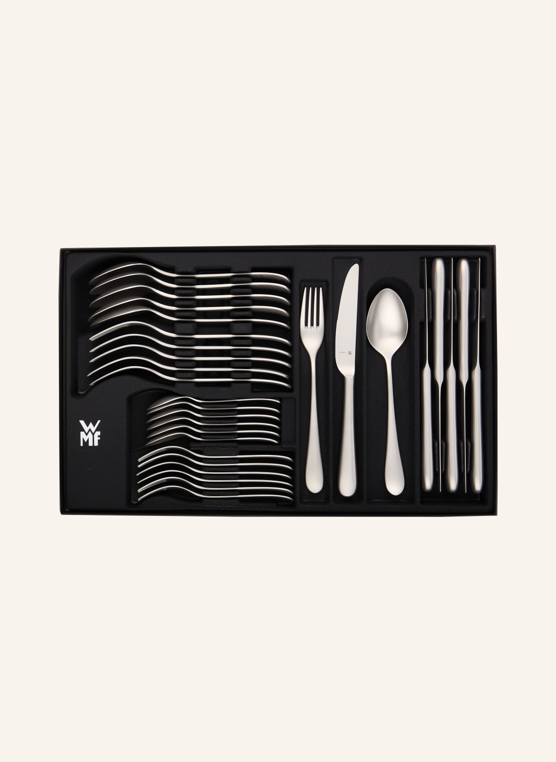Wmf 30-Tlg. Besteck-Set Merit silber von WMF