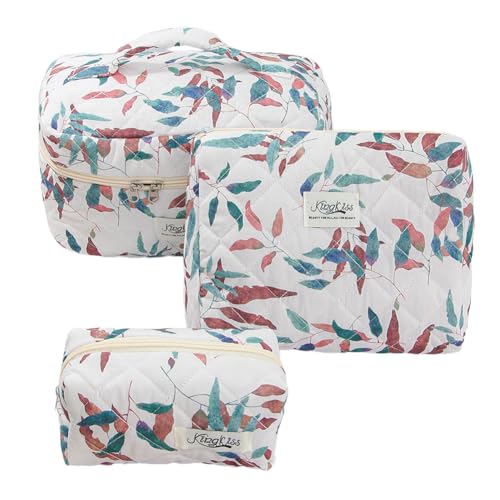 3-Pieces Erdbeer-Make-up-Tasche Clamshell Design Make-up-Organisator for Frauen Mädchen (Stil 5) von WMFASBAG